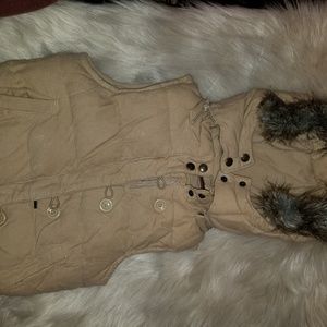 Gap Puffy Vest W/hood